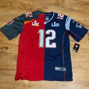 Buccaneers Tom Brady 🏀Split Return to Patriots Jersey